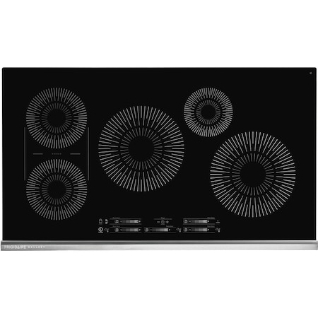 Frigidaire Frigidaire Gallery 36-in. Black Induction Cooktop with Electronic Clock/Timer and TempLock Feature GCCI3667AB